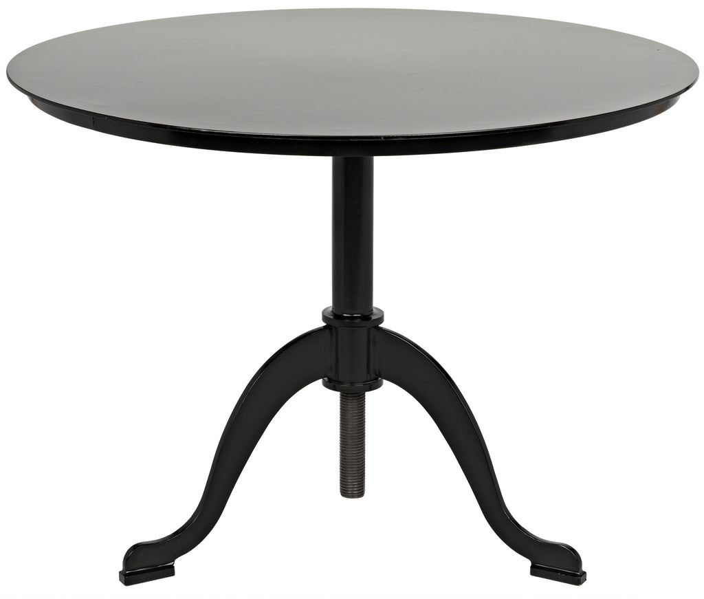 NOIR Kaldera Side Table Black Steel