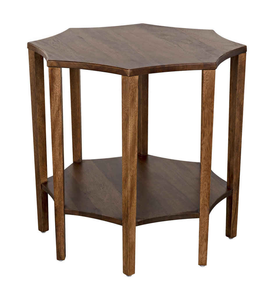 NOIR Ariana Side Table Dark Walnut