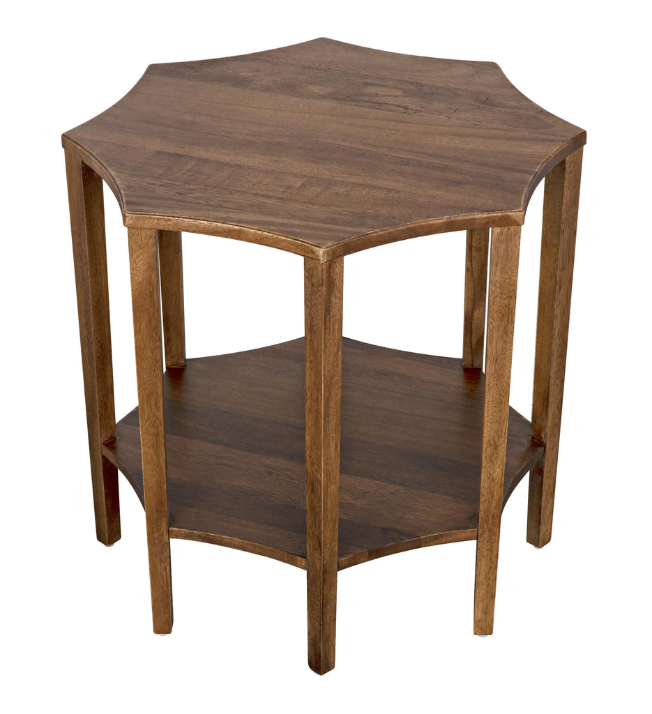 NOIR Ariana Side Table Dark Walnut