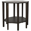 Noir Ariana Side Table Ebony Walnut