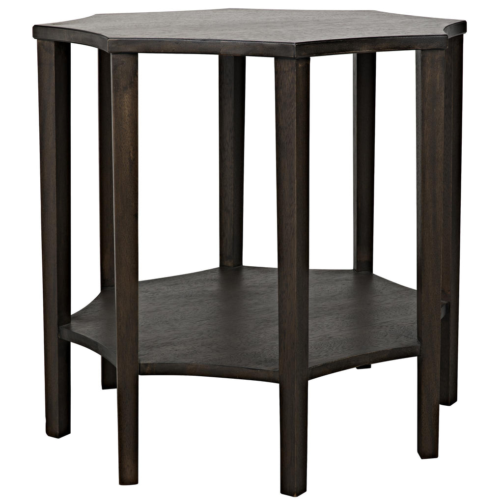 NOIR Ariana Side Table Ebony Walnut