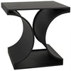 Noir Alec Side Table Black Steel