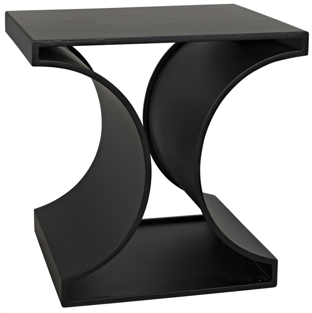 NOIR Alec Side Table Black Steel