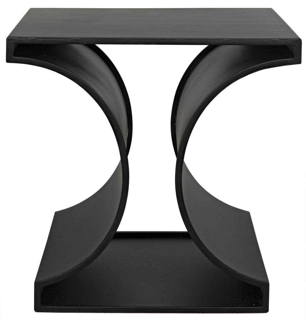 NOIR Alec Side Table Black Steel