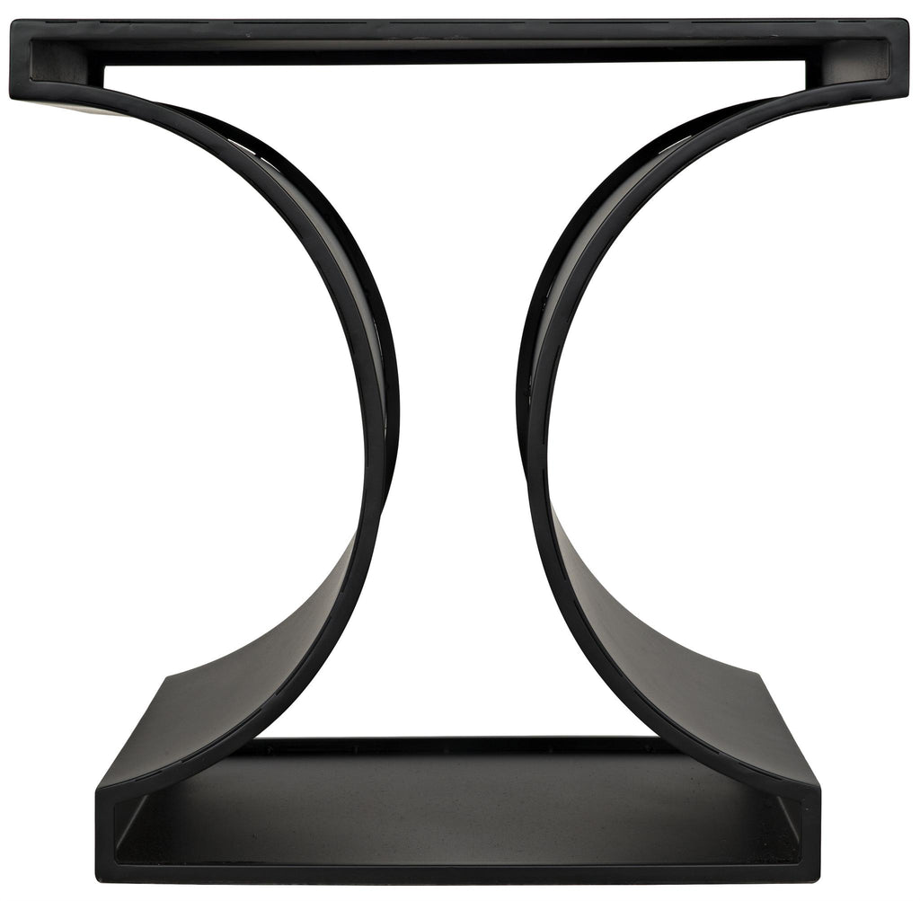 NOIR Alec Side Table Black Steel