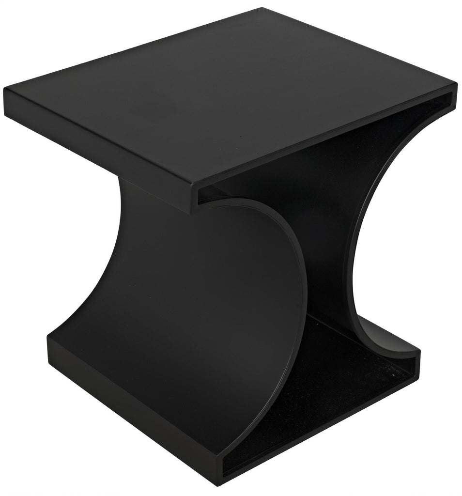 NOIR Alec Side Table Black Steel