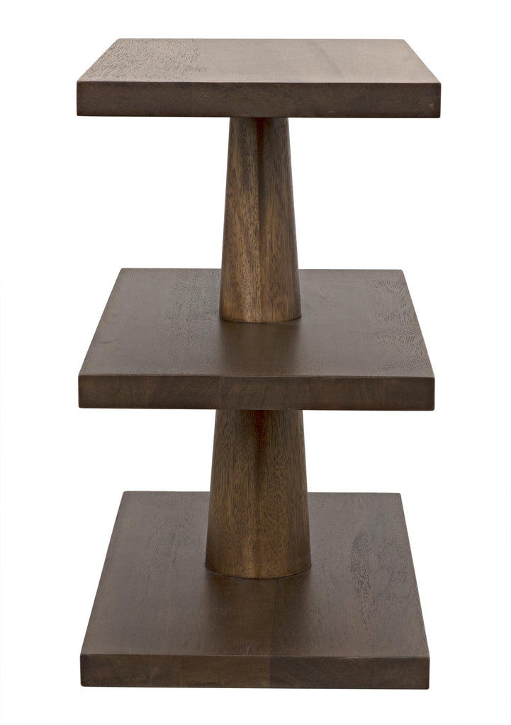 NOIR Fatima Side Table Dark Walnut