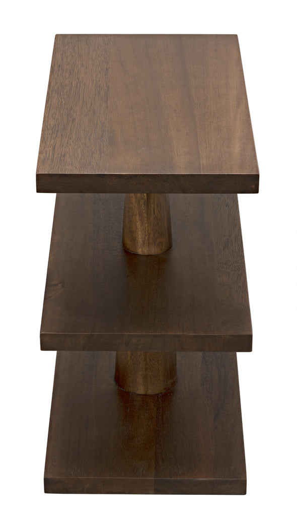 NOIR Fatima Side Table Dark Walnut