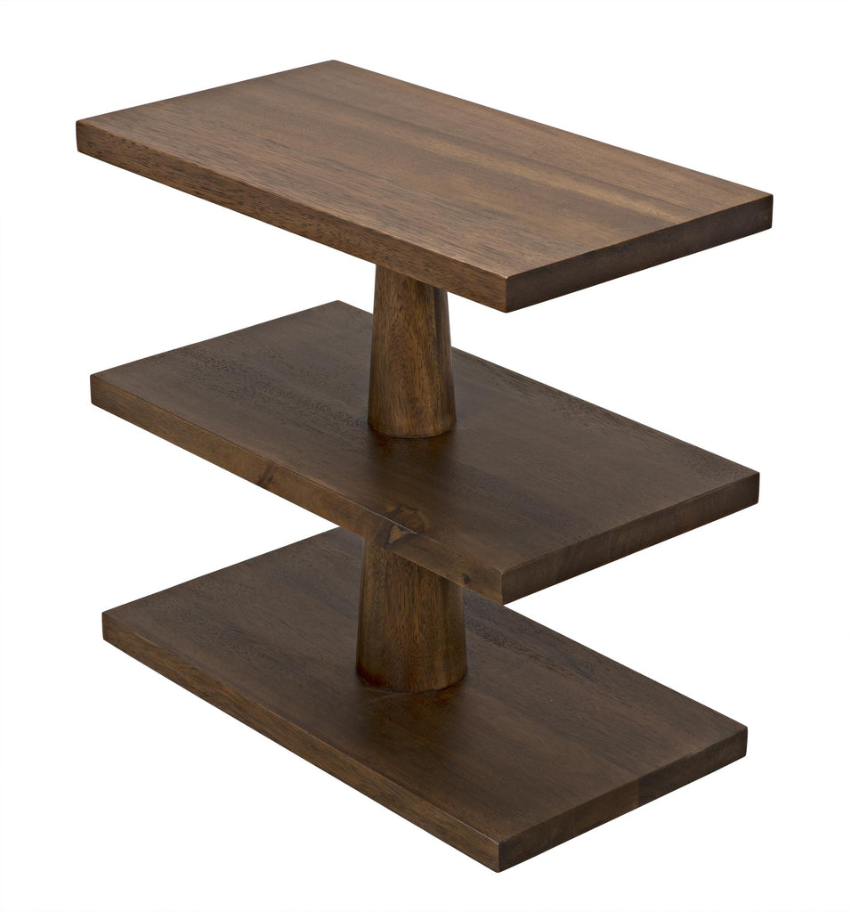 NOIR Fatima Side Table Dark Walnut