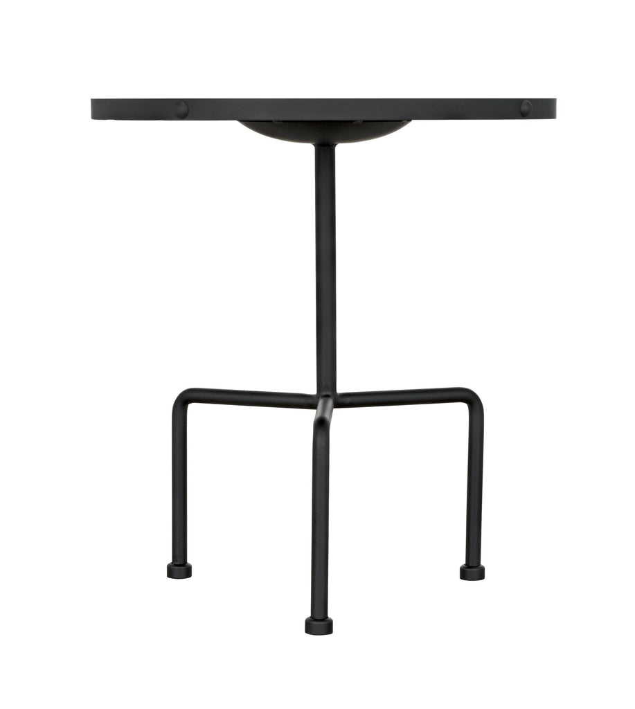 NOIR Paige Side Table Black Steel