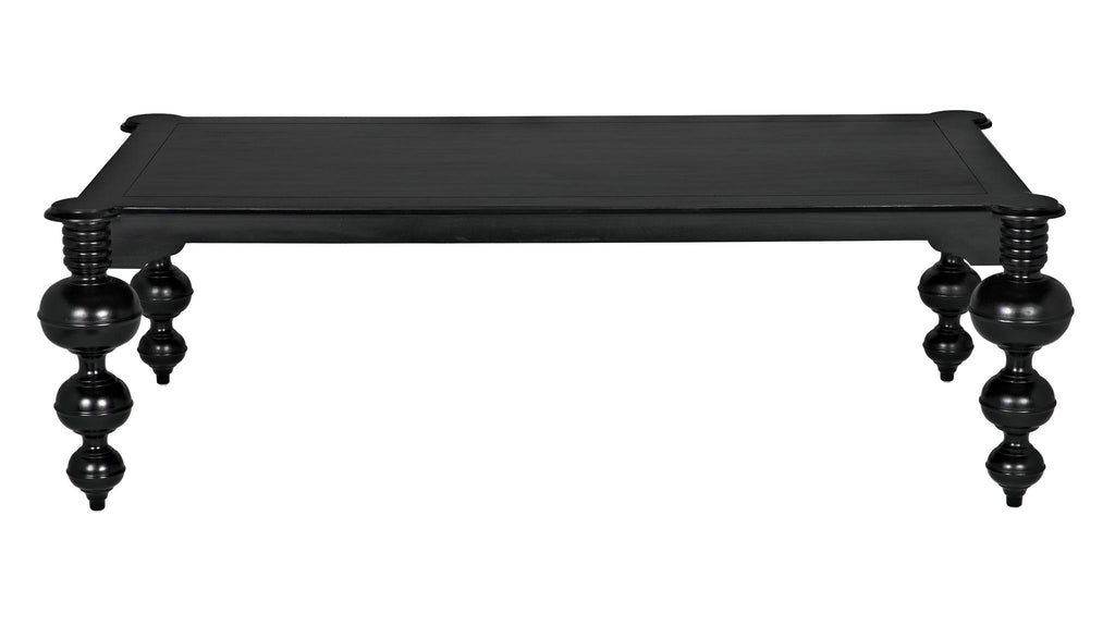 NOIR Claudio Dining Table Hand Rubbed Black