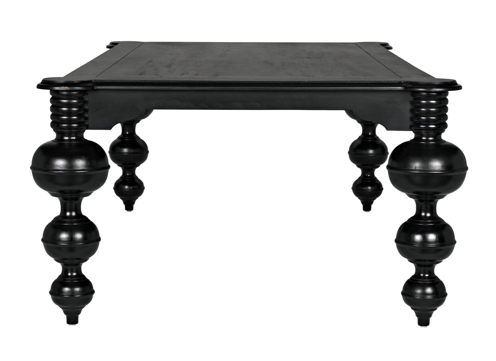 NOIR Claudio Dining Table Hand Rubbed Black