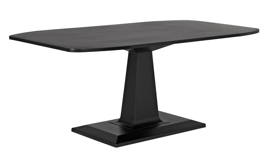 NOIR Amboss Dining Table Black Steel