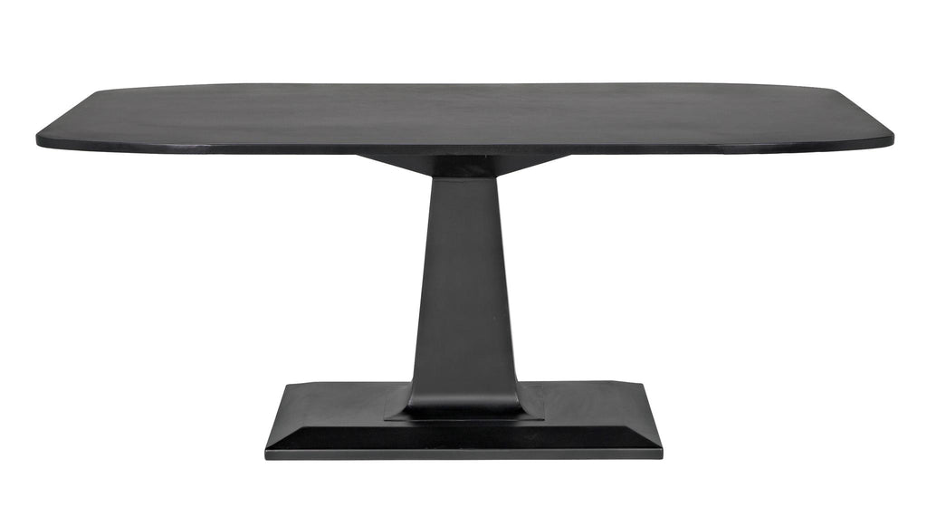 NOIR Amboss Dining Table Black Steel