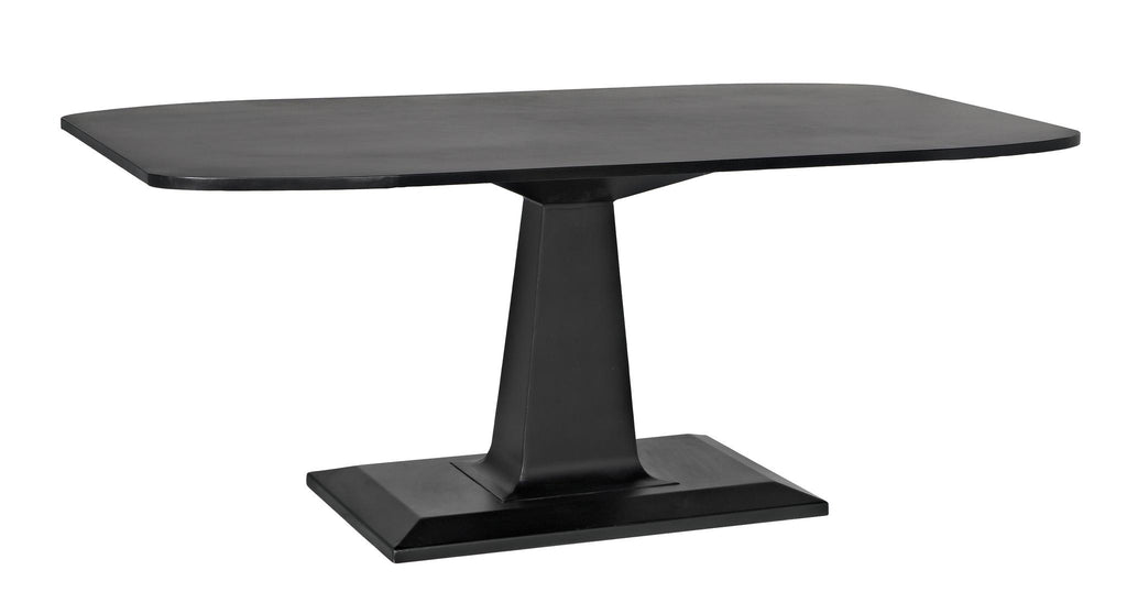 NOIR Amboss Dining Table Black Steel