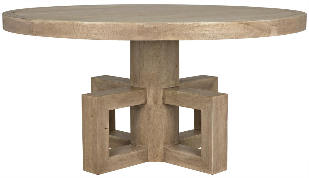 NOIR Lima Dining Table Washed Walnut