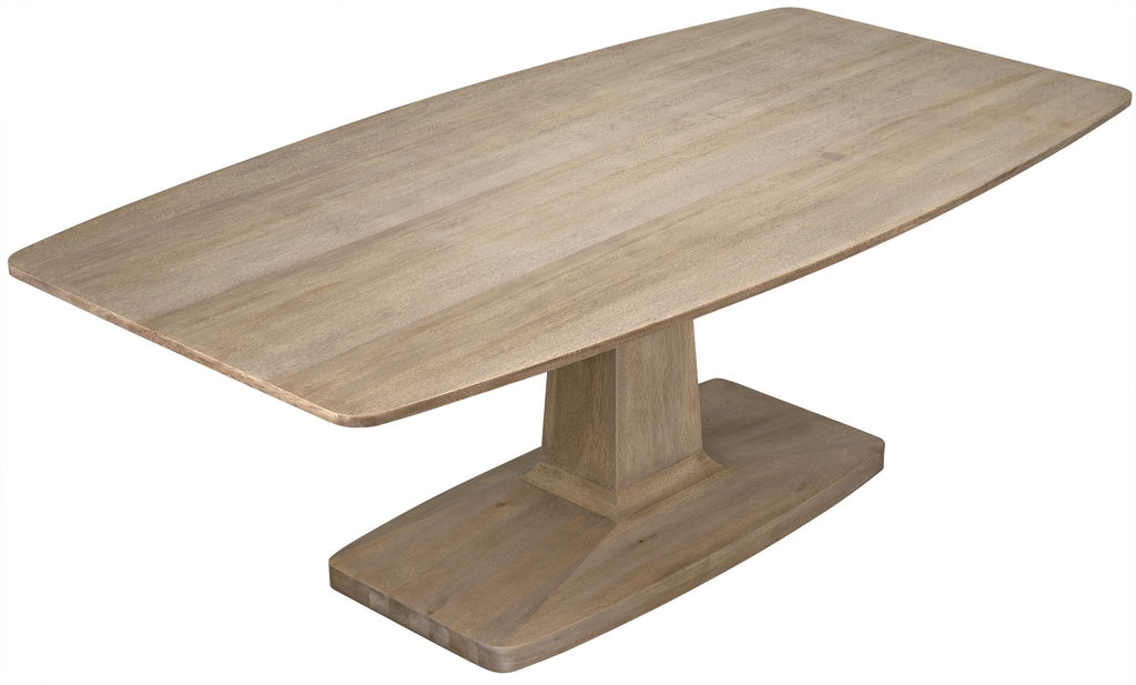 NOIR Travis Table Washed Walnut