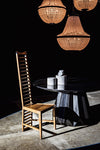 Noir Brosche Dining Table Hand Rubbed Black