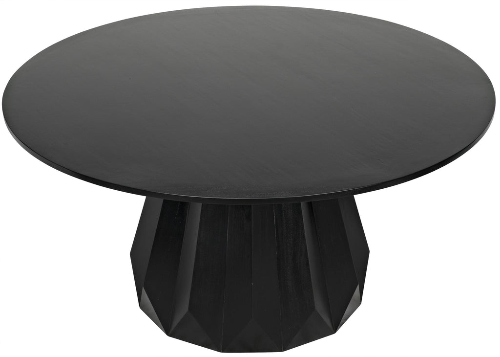 NOIR Brosche Dining Table Hand Rubbed Black