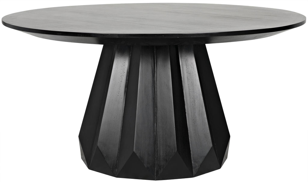 NOIR Brosche Dining Table Hand Rubbed Black