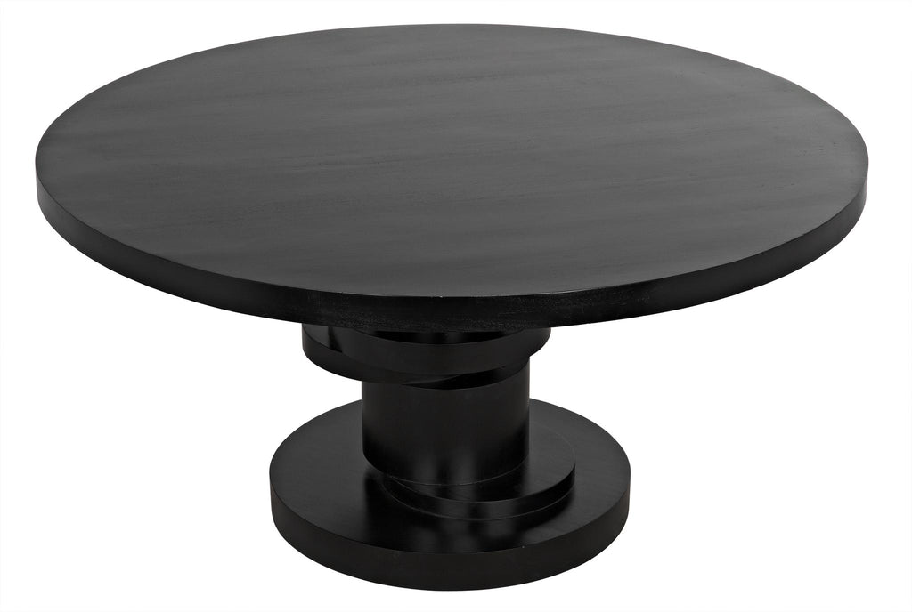 NOIR Hugo Dining Table Hand Rubbed Black