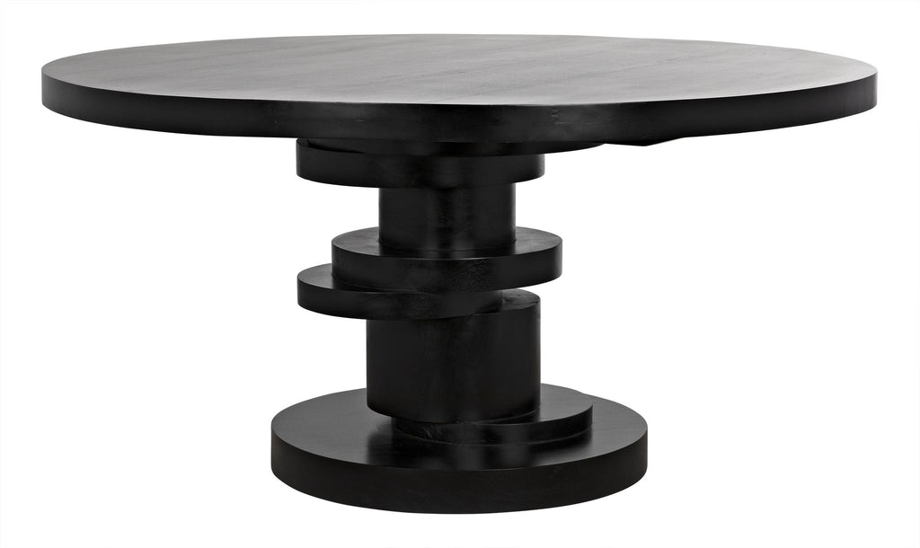 NOIR Hugo Dining Table Hand Rubbed Black