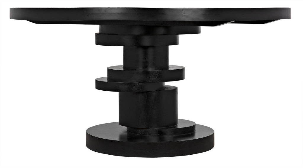 NOIR Hugo Dining Table Hand Rubbed Black