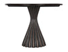 Noir Osiris Dining Table Pale Rubbed With Light Brown Trim