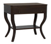 Noir Weldon Side Table Distressed Brown