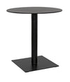 Noir Mies Side Table Black Steel