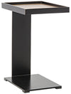 Noir Ledge Side Table With Black Steel