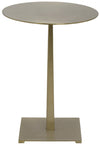 Noir Stiletto Side Table Metal With Brass Finish