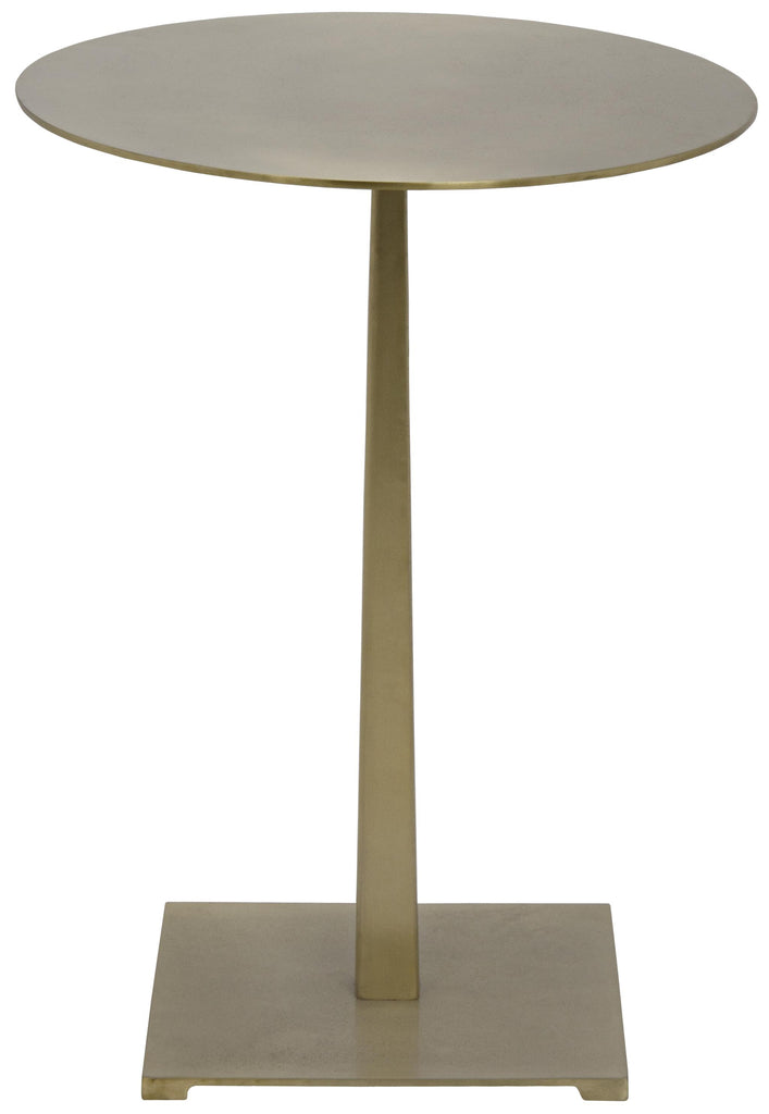 NOIR Stiletto Side Table Metal with Brass Finish