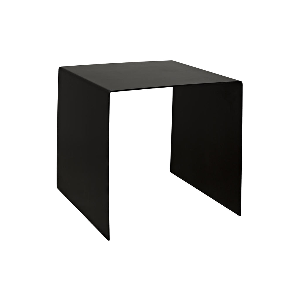 NOIR Yves Side Table Medium Black Steel