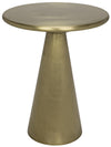 Noir Cassia Side Table Metal With Brass Finish