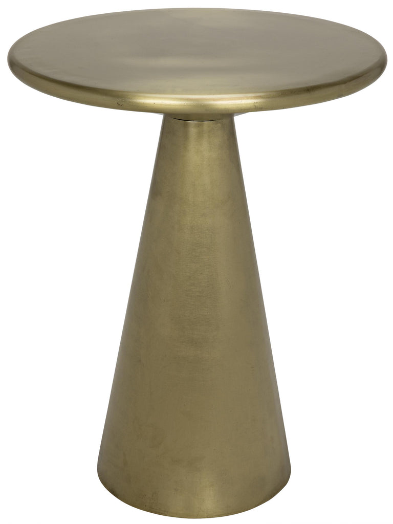 NOIR Cassia Side Table Metal with Brass Finish