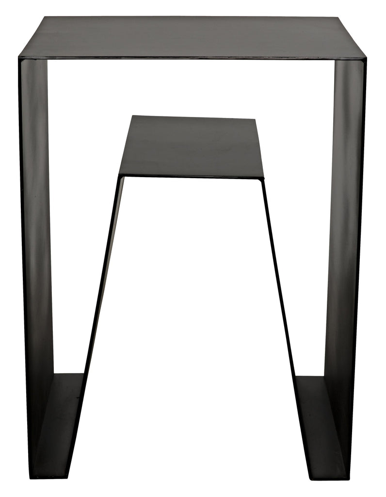 NOIR Quintin Side Table Black Steel