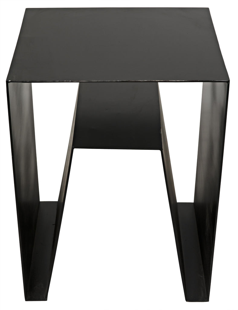 NOIR Quintin Side Table Black Steel