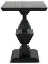 Noir Majesty Side Table Hand Rubbed Black