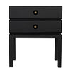 Noir Andras Side Table Black