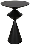 Noir Zasa Side Table Black Steel