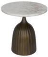 Noir Samuel Side Table Aged Brass