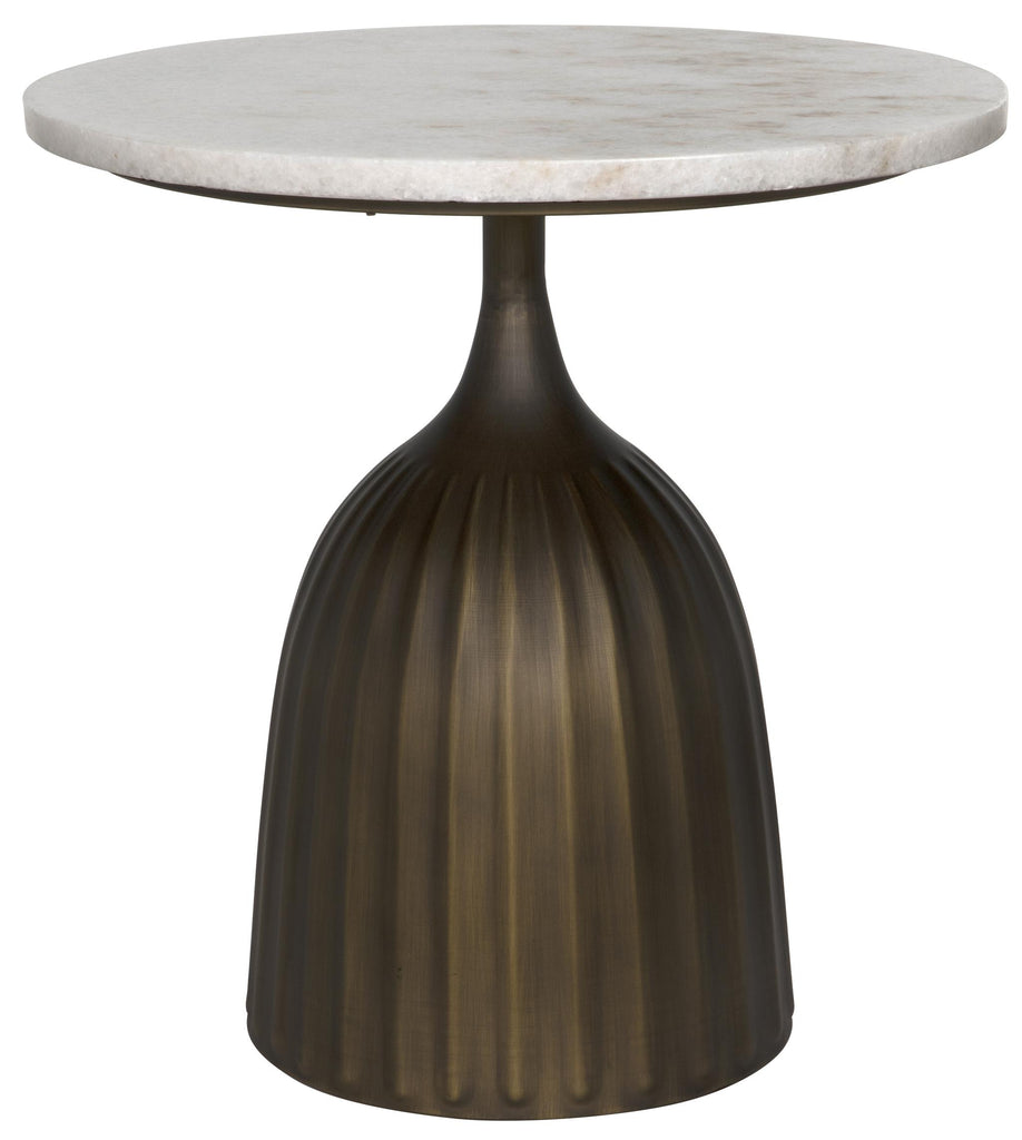 NOIR Samuel Side Table Aged Brass