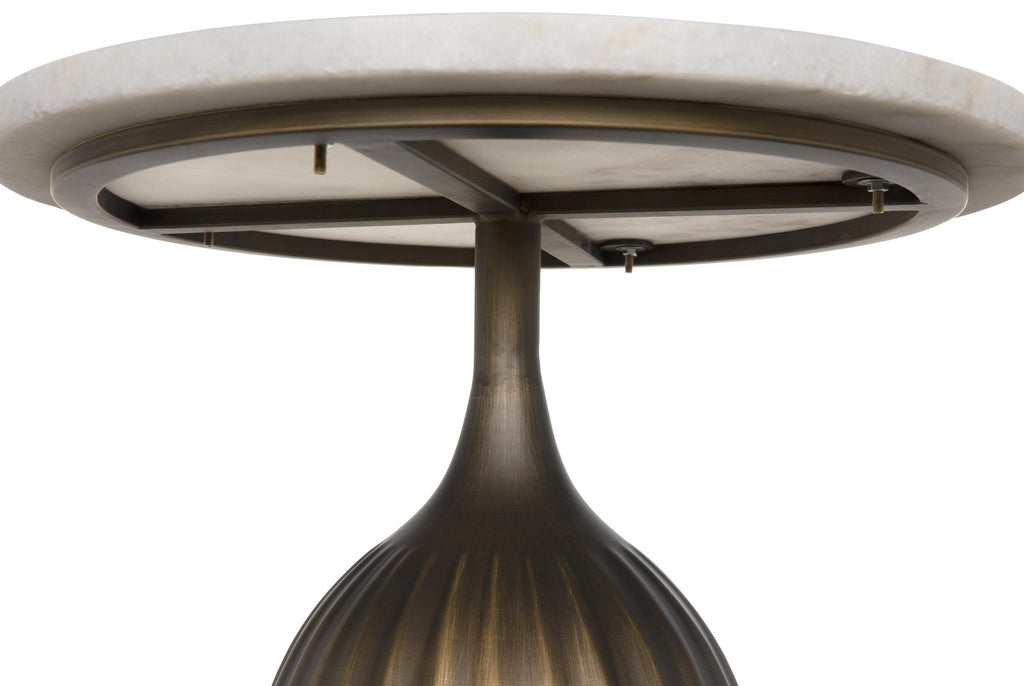 NOIR Samuel Side Table Aged Brass