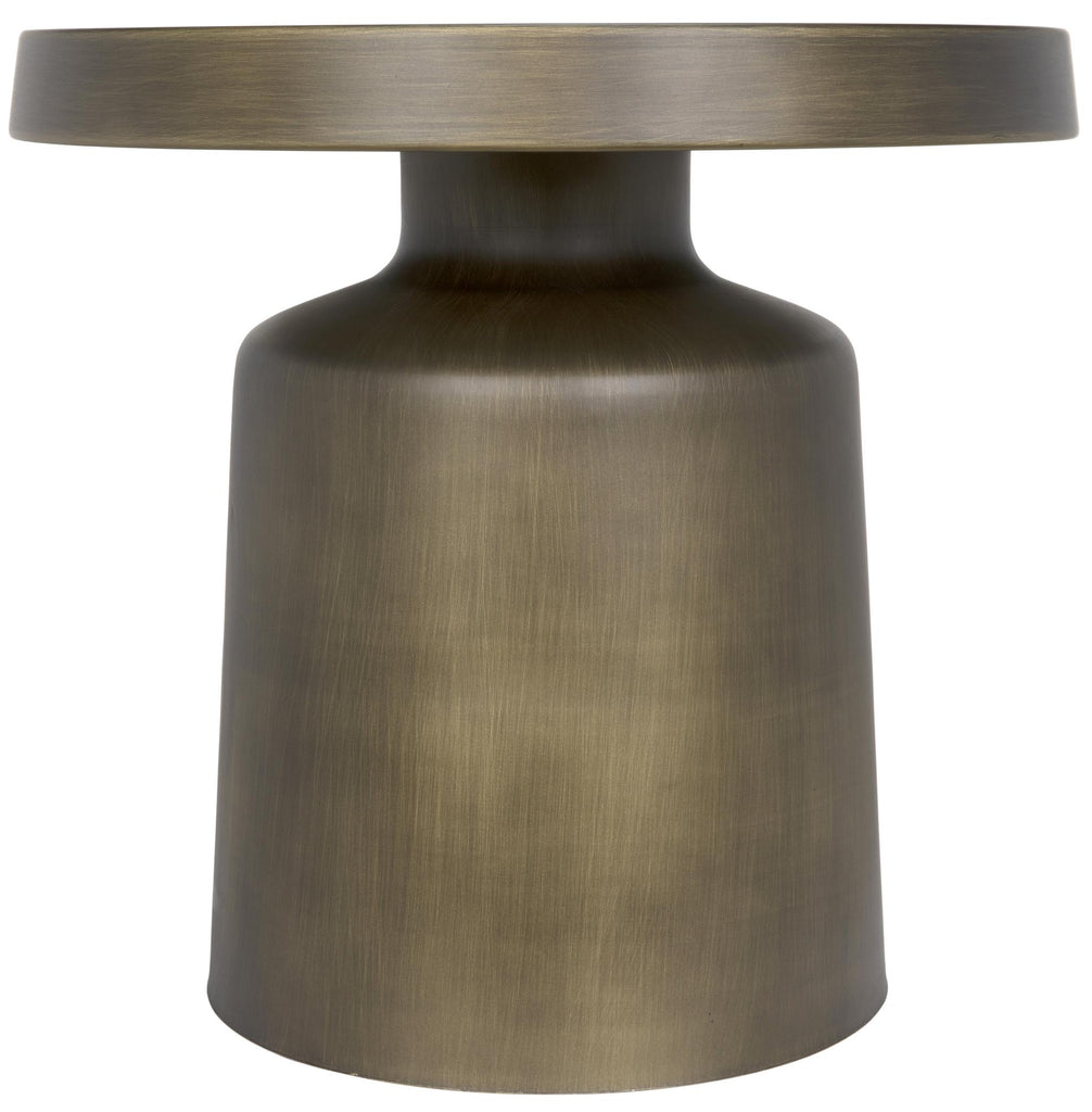 NOIR Lee Side Table Aged Brass