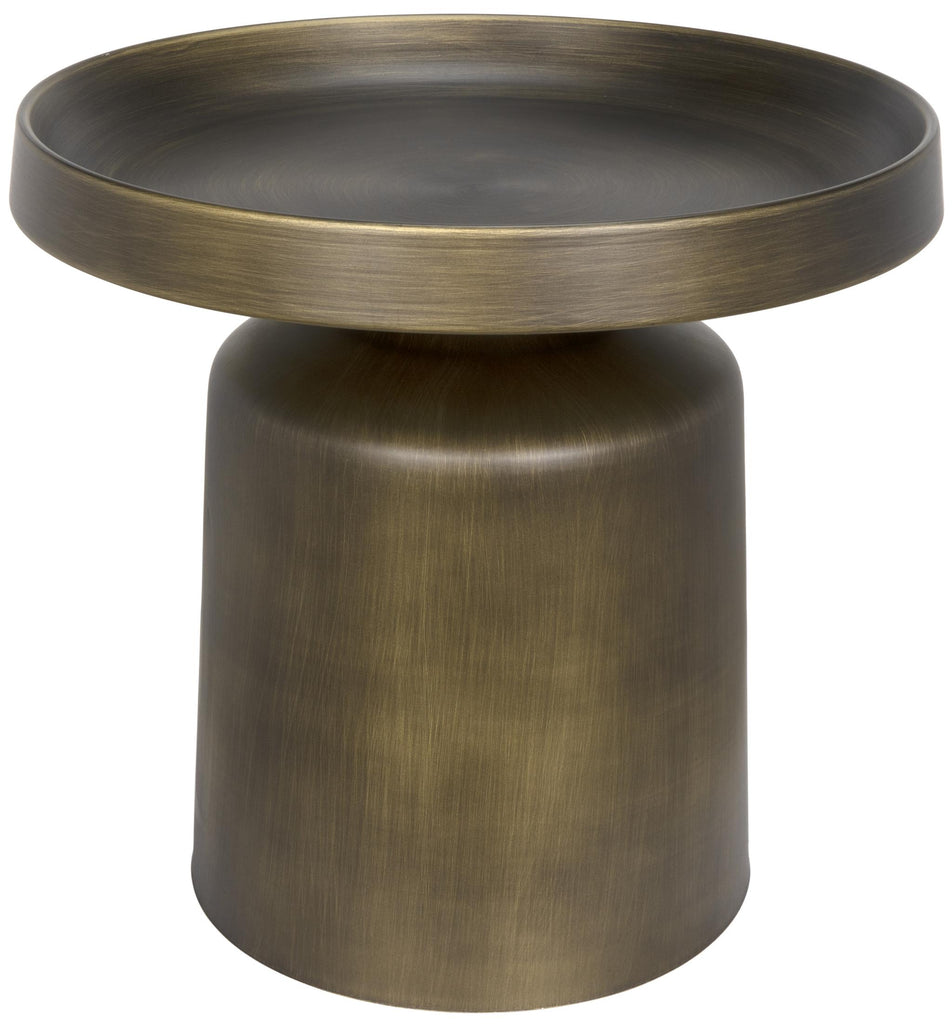 NOIR Lee Side Table Aged Brass