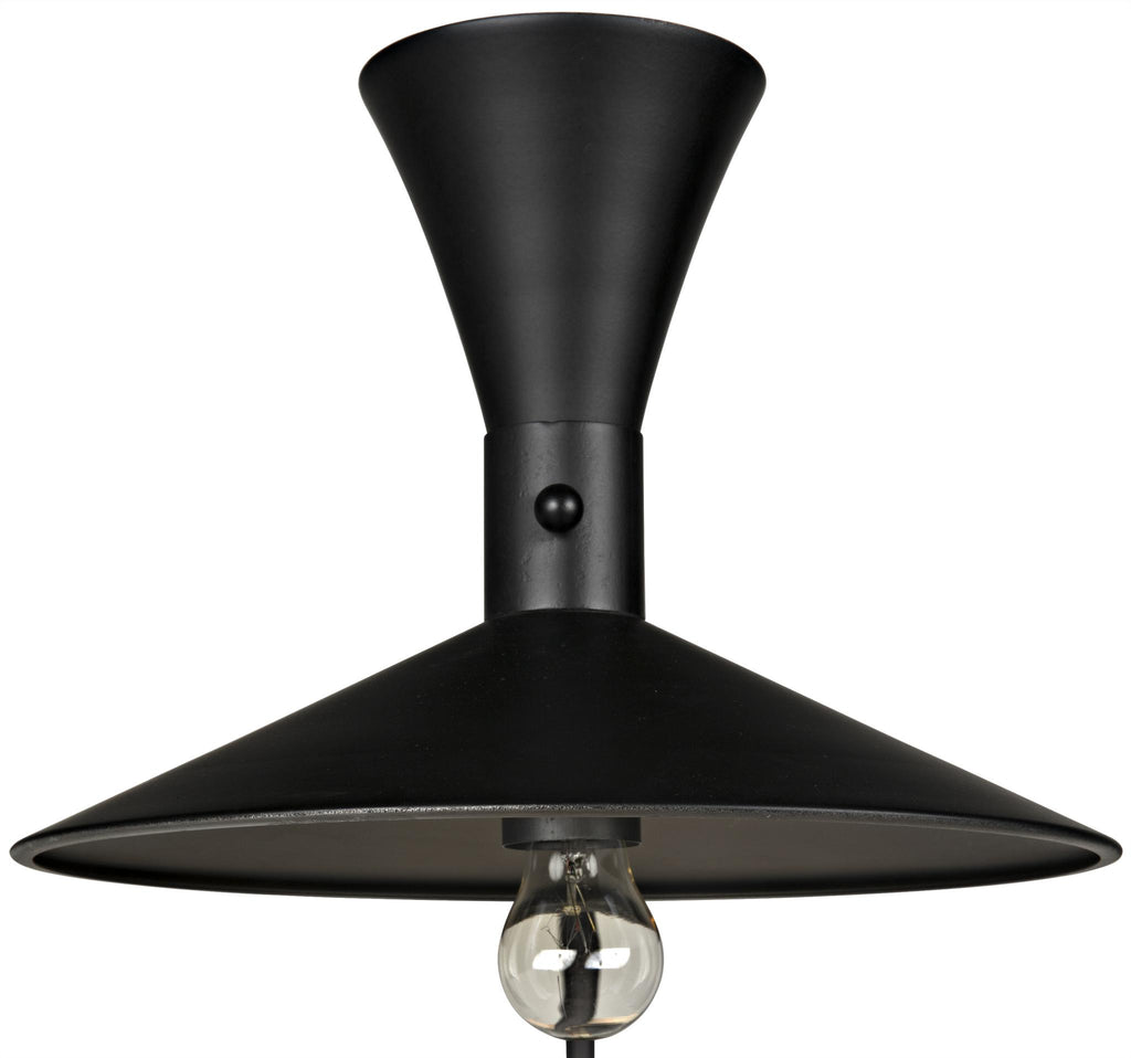 NOIR Enzo Sconce Black Steel