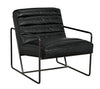 Noir Demeter Chair Metal And Leather