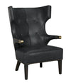 Noir Heracles Chair Leather