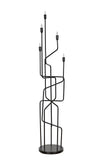 Noir Moriarty Floor Lamp Black Metal